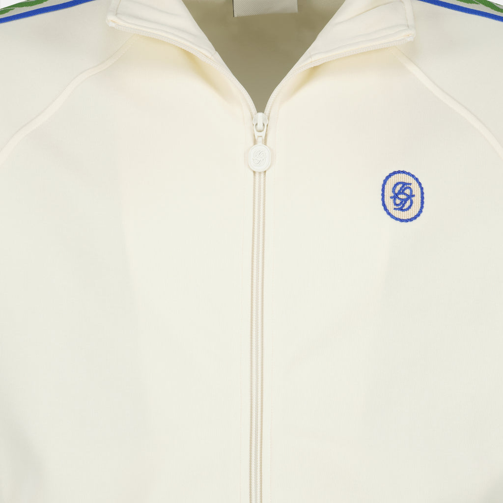 Jacken Woven Track Sweat Jacket Drole De Monsieur Weiß Homme
