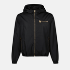 Vestes Coupe-vent en nylon Versace Noir Homme