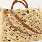 Sacs cabas Sac cabas Disc-Link Rabanne Beige Femme