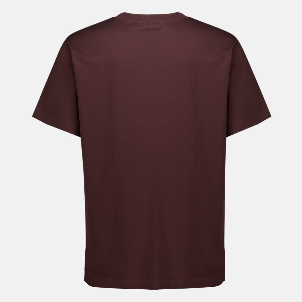 T-shirts T-shirt oversize bordeaux Courrèges Bordeaux Homme