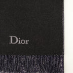 Écharpes, foulards et gants Écharpe double face Dior Oblique Dior Bleu foncé Homme