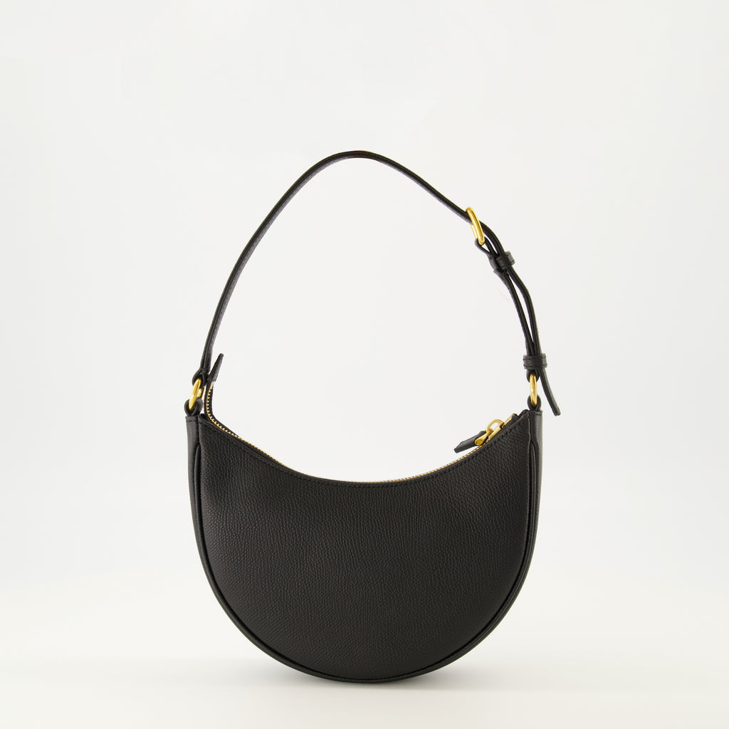 Sacs à main et épaule Mini Borsa Hobo in Pelle Nera Valentino Garavani Noir Femme