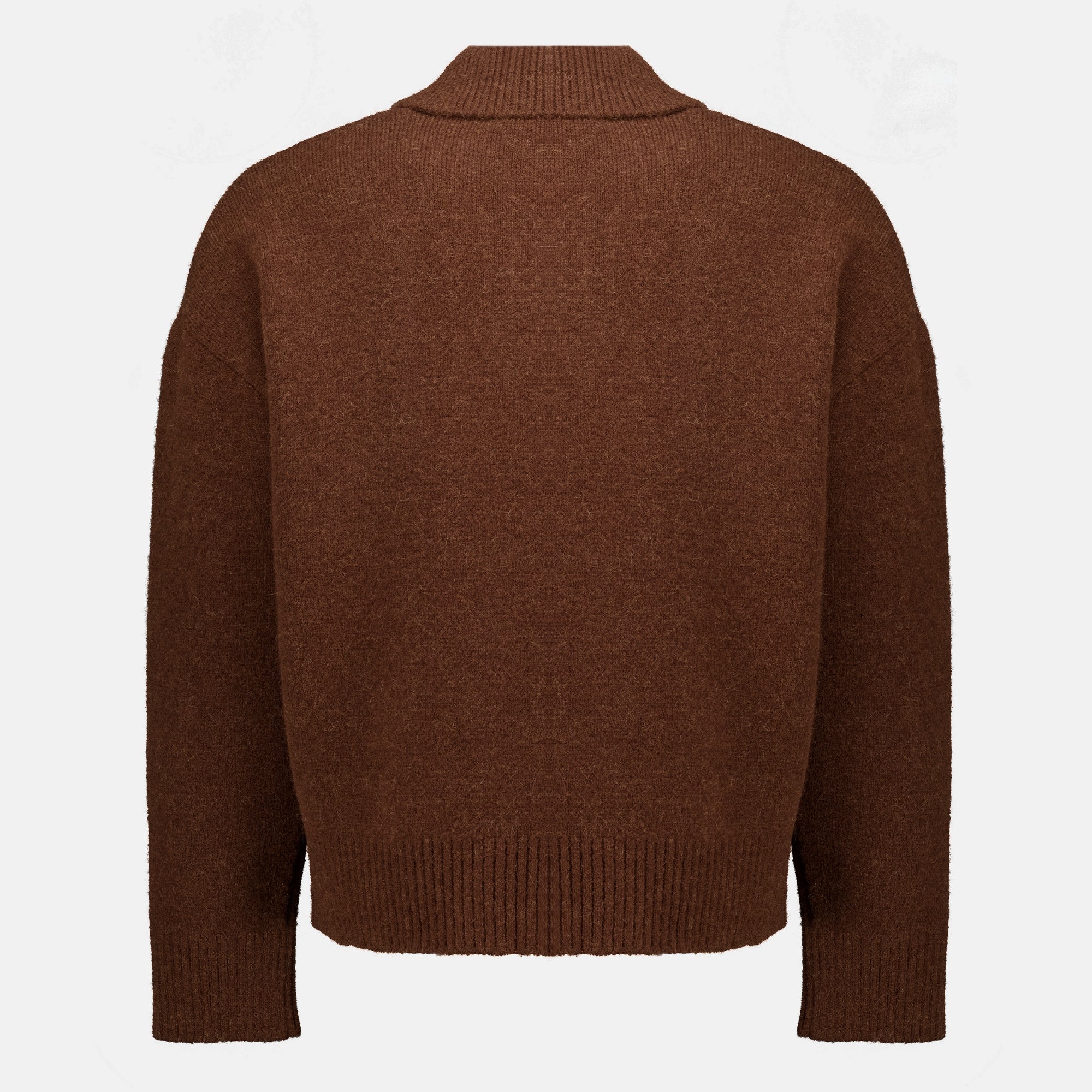 Polos Suéter de Alpaca Marrón Ami PARIS Marron Unisexe