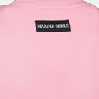 T-shirts T-shirt com Logótipo de Pérolas Rosa Marine Serre Rose Femme