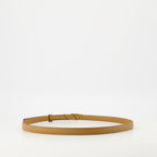 Cintos Cinto Slim Saffiano Prada Marrom Femme