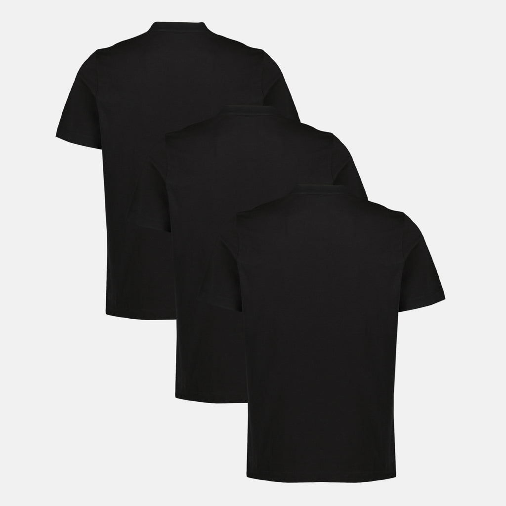 T-shirts Lot de 3 t-shirt à logo Moncler Noir Homme