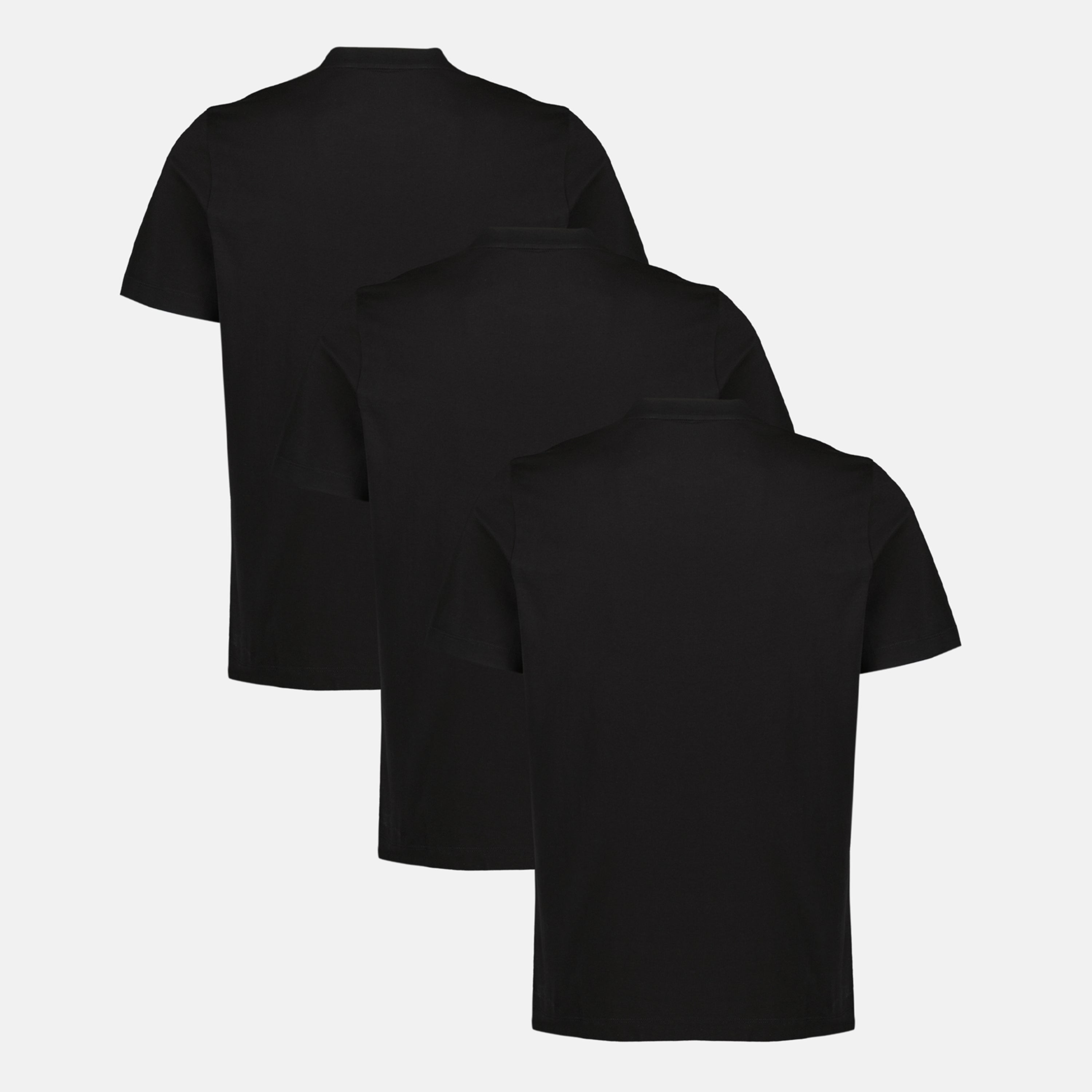 T-shirts Lot de 3 t-shirt à logo Moncler Noir Homme