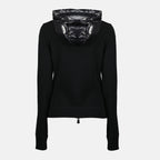 Image of the Moncler Grenoble Women's Zip-Up Cardigan - Fall-Winter 2025 - Back View
