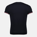 Immagine della t-shirt da uomo del marchio Moncler con bordi blu navy - Stagione Primavera-Estate 2026 - Vista Posteriore