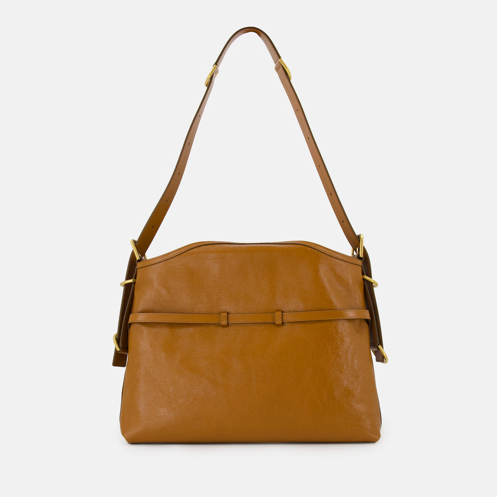 Sacs à main et épaule Sac Voyou en cuir Givenchy Marron Femme