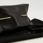 Pochettes Pochette Pinch en cuir nappa noir Givenchy Noir Femme