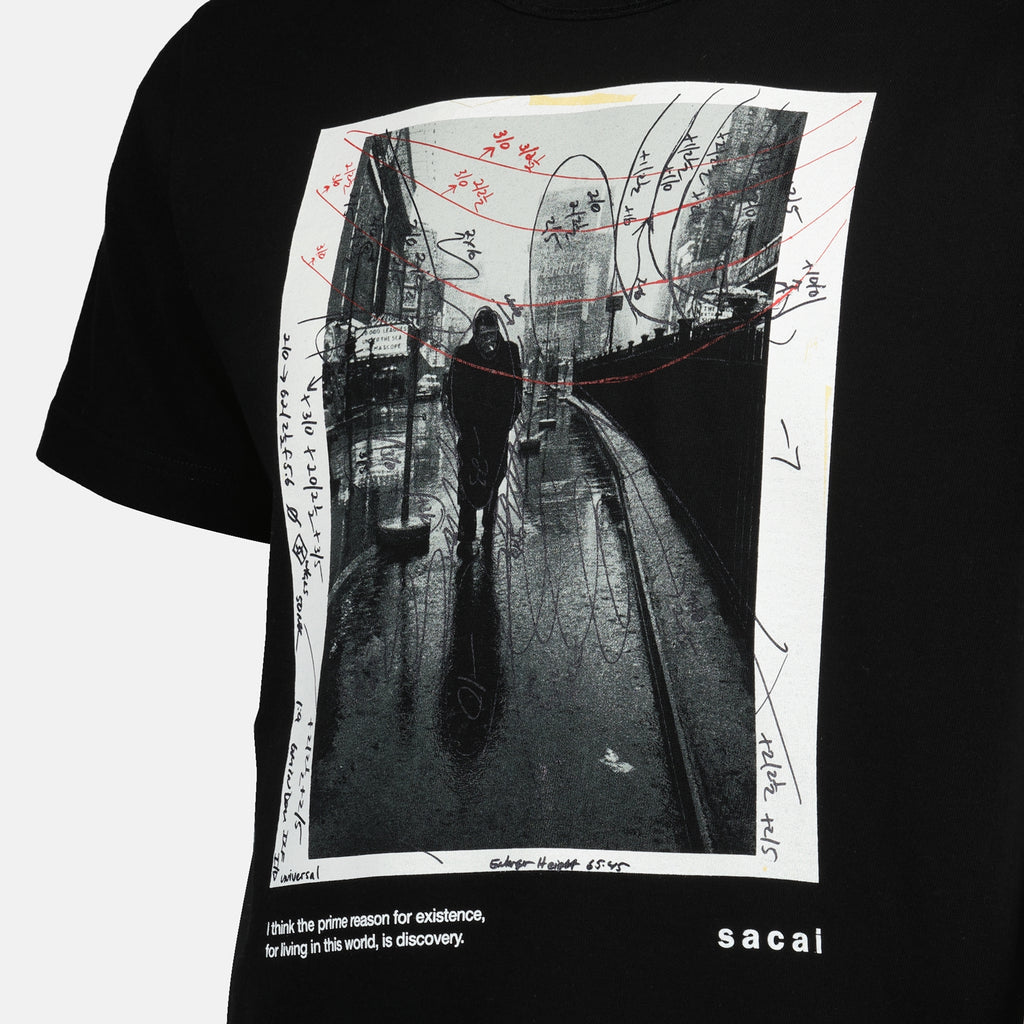 Camisetas T-shirt James Dean Sacai Preto Homme