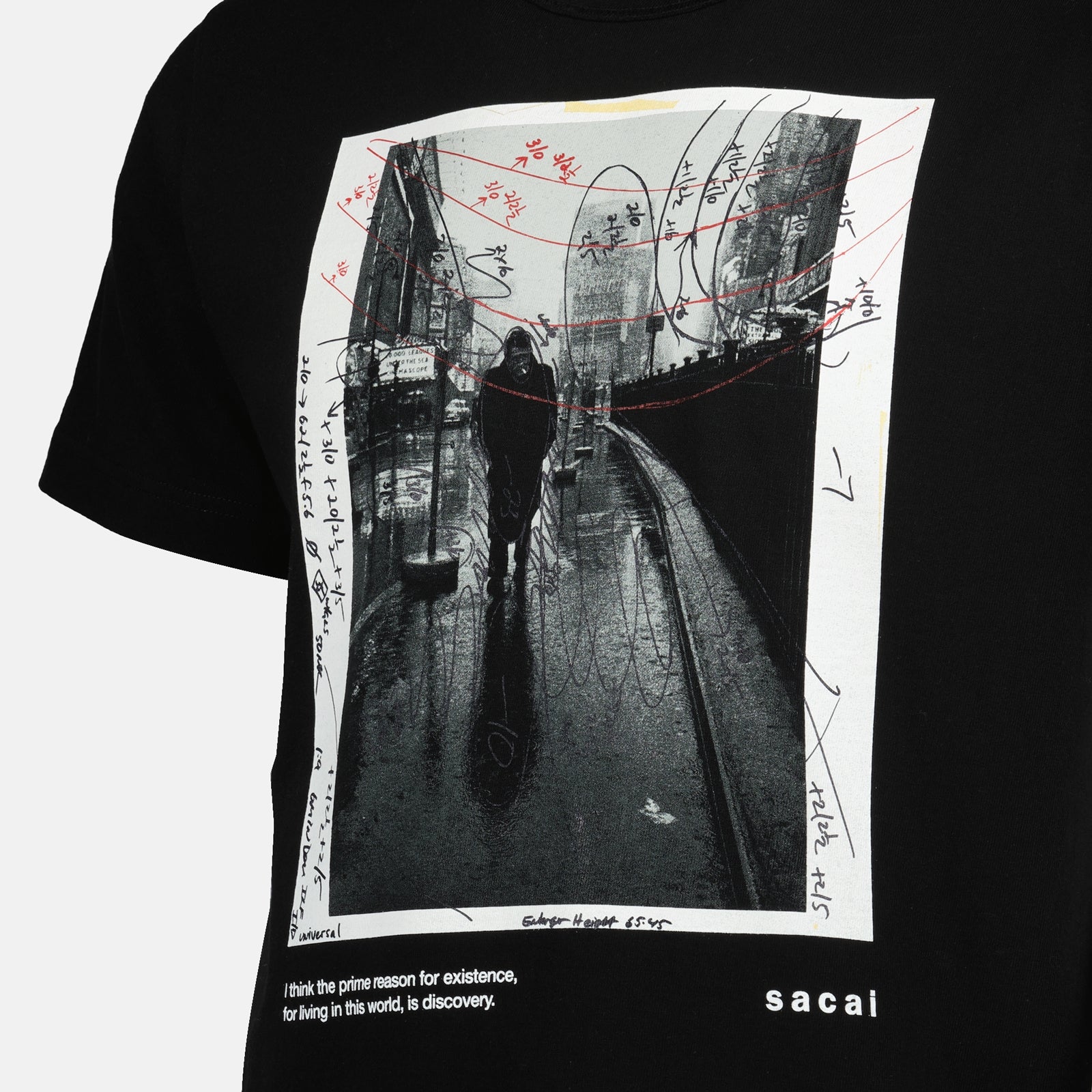 Camisetas T-shirt James Dean Sacai Preto Homme