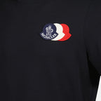 Bild des Artikels T-Shirt mit dreifarbigem Logo der Marke Moncler für Herren - Herbst-Winter-Saison 2025 - Detaillierte Ansicht_5