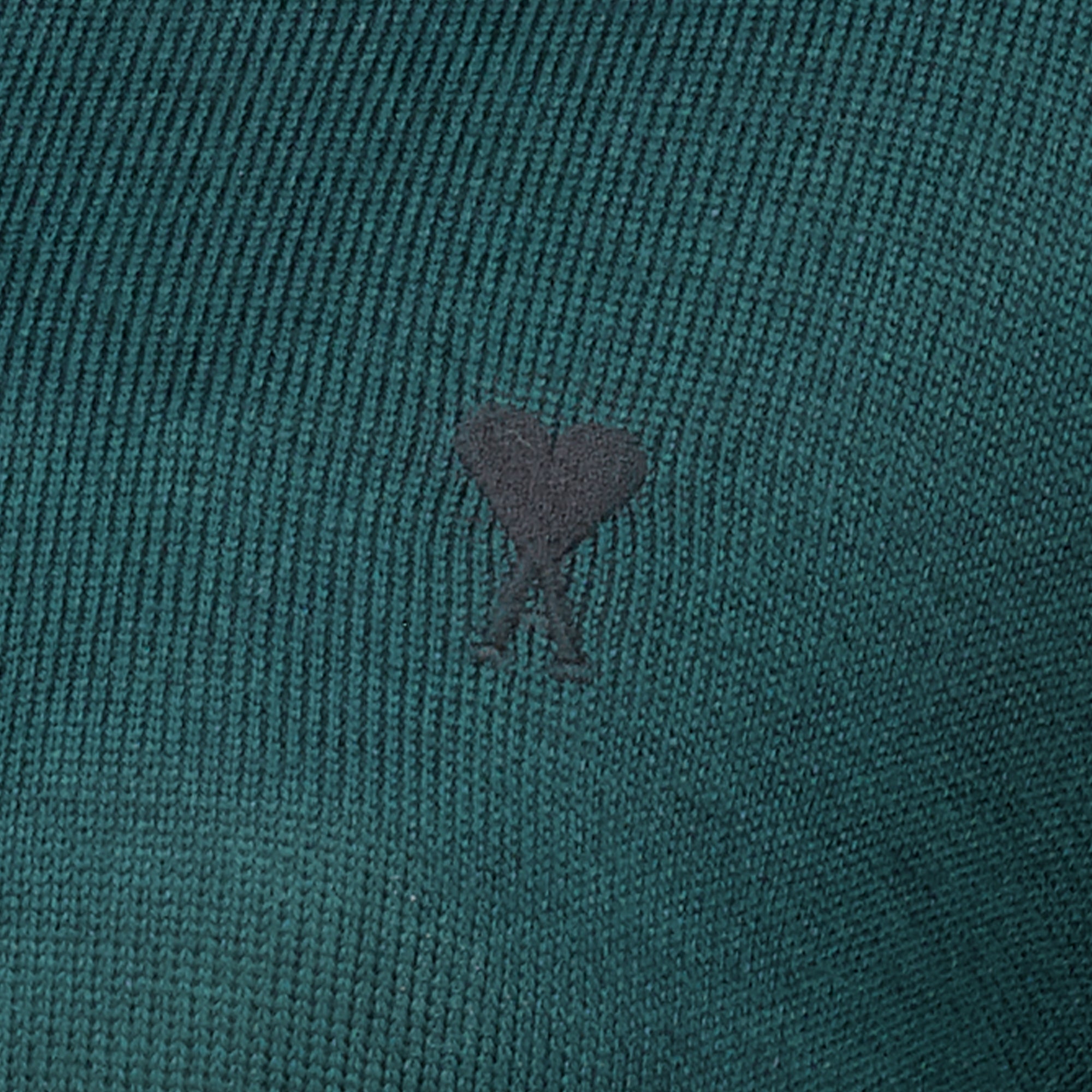 Polos Polo Cuore Verde AMI in Lana Ami PARIS Vert Femme