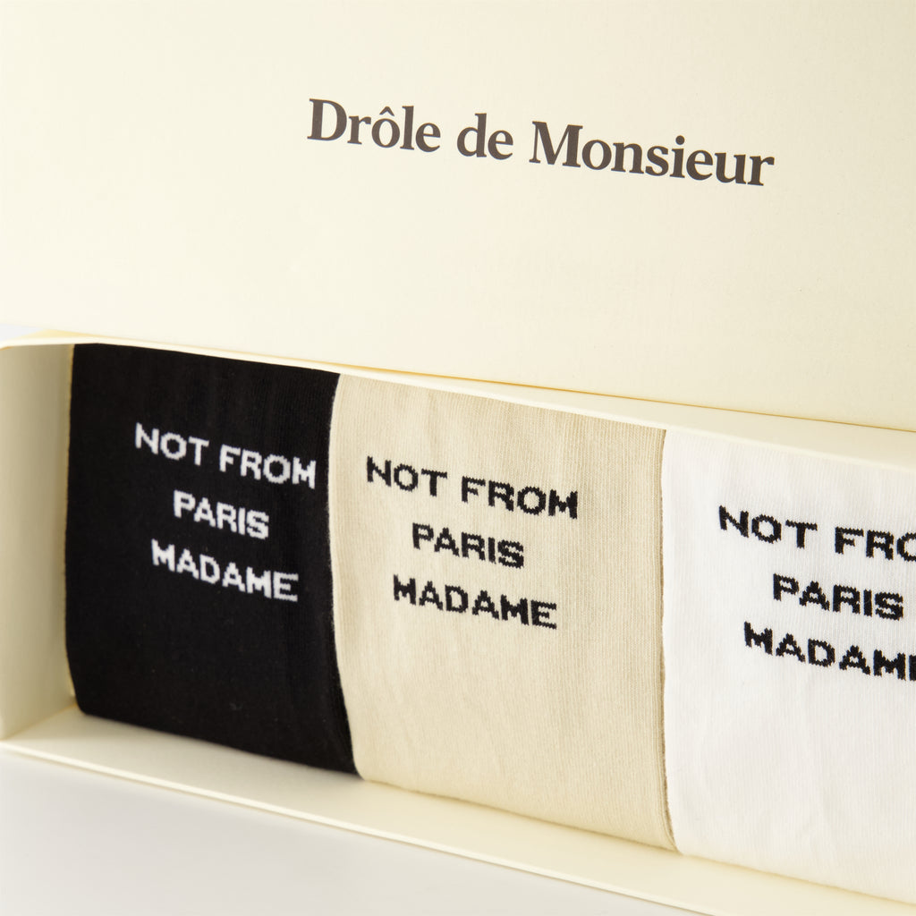 Sous-vêtements et homewear Lot de 3 chaussettes Drole De Monsieur Multicolore Homme