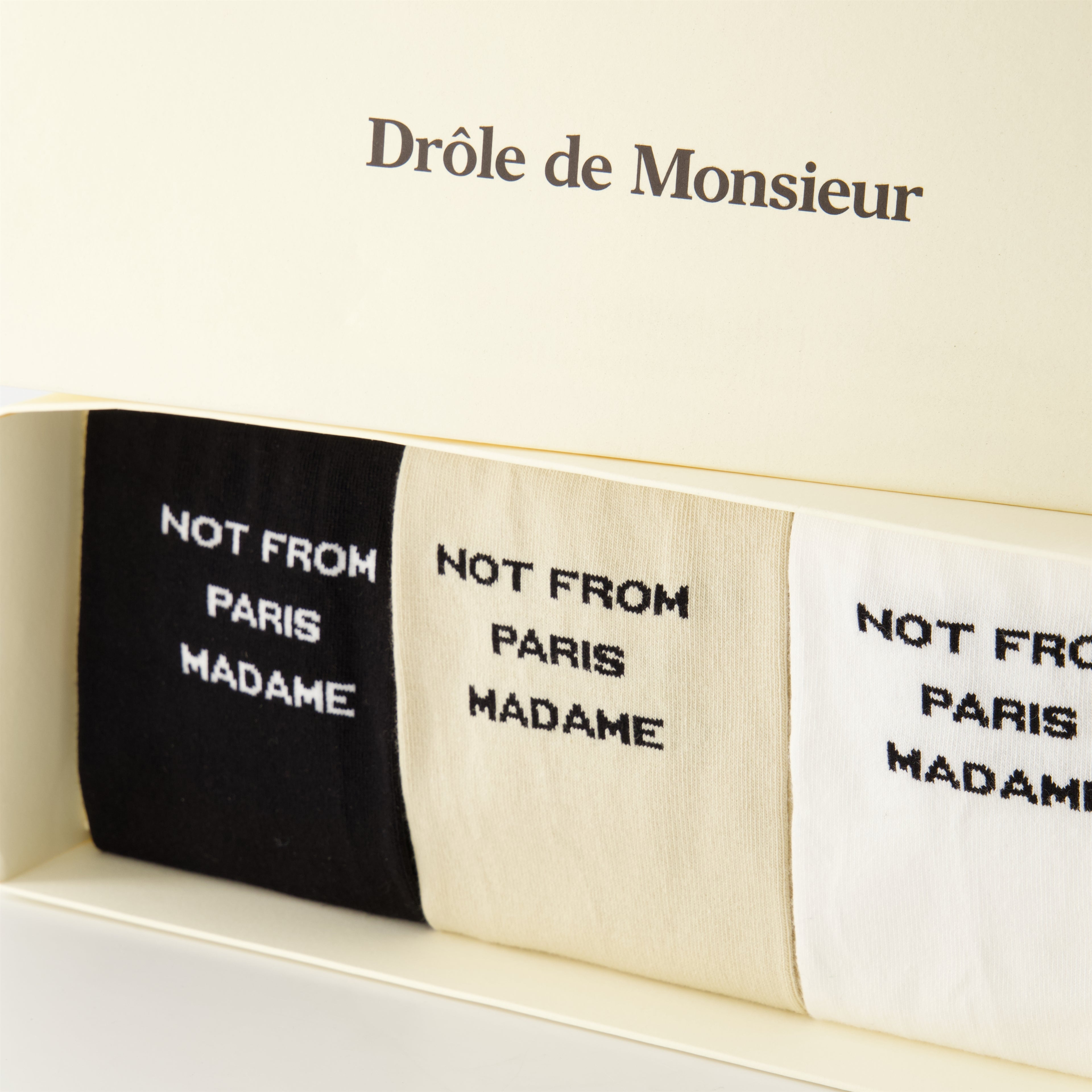 Sous-vêtements et homewear Lot de 3 chaussettes Drole De Monsieur Multicolore Homme