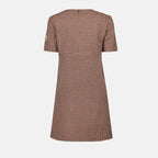 Vestidos Robe à carreaux Moncler Marrón Femme