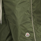 Beachwear Calções de Banho em Nylon com Acabamento Kaki Moncler Kaki Homme