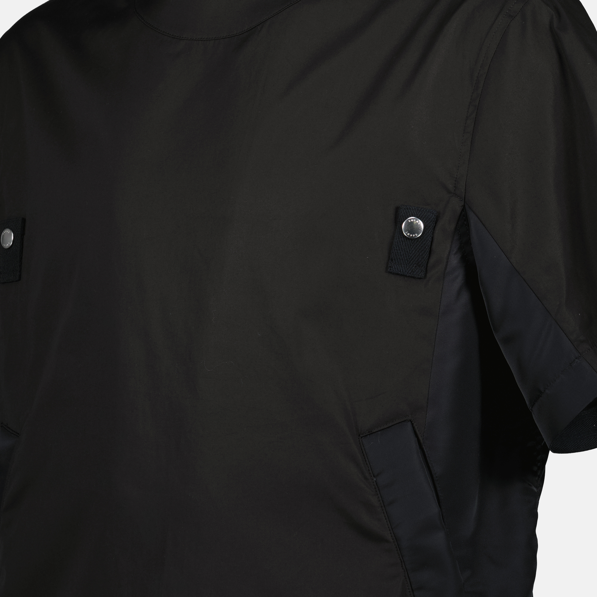ニットウェア ジャージーTシャツ Sacai 黒 Homme