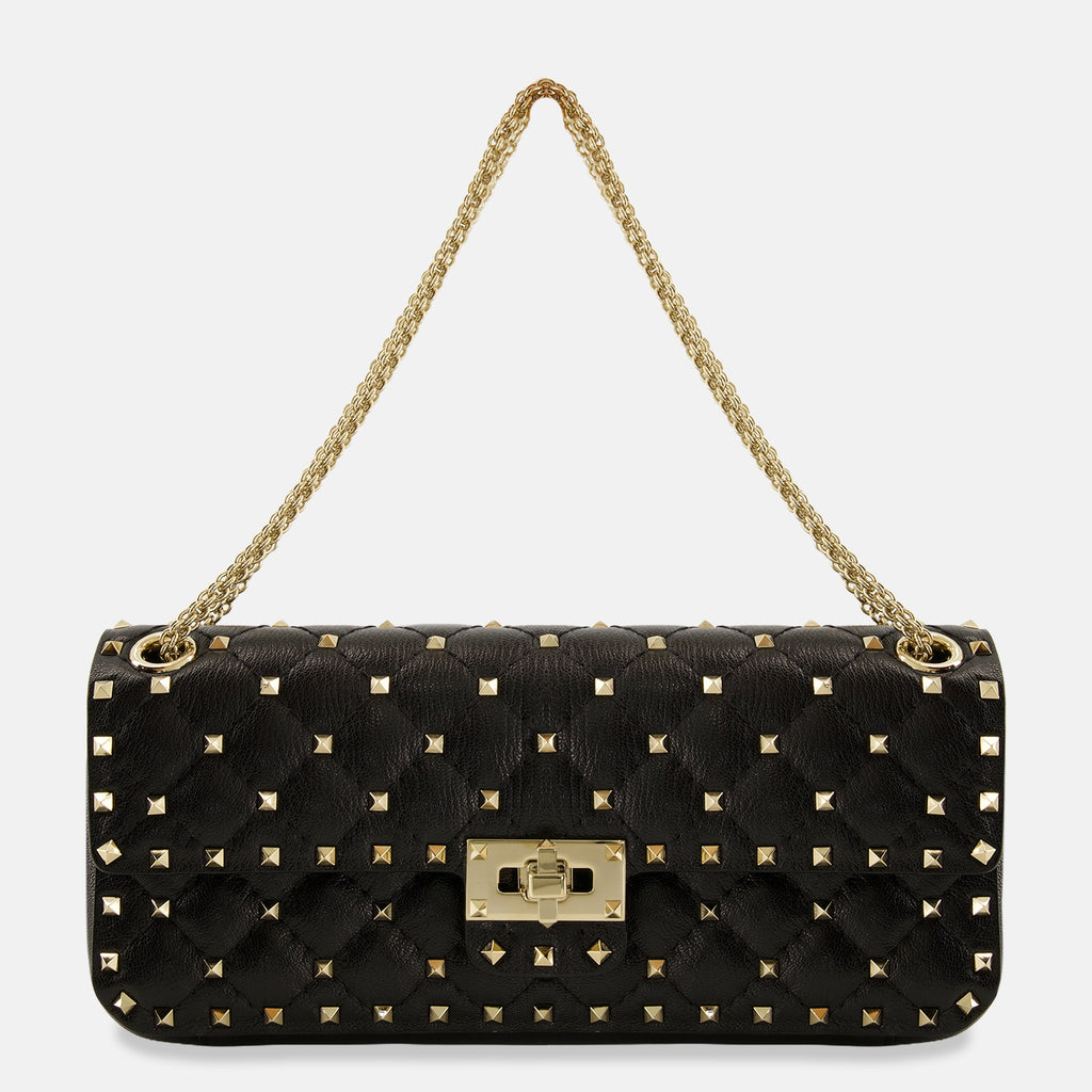 Sacs à main et épaule Sac Rockstud Spike noir Valentino Garavani Noir Femme