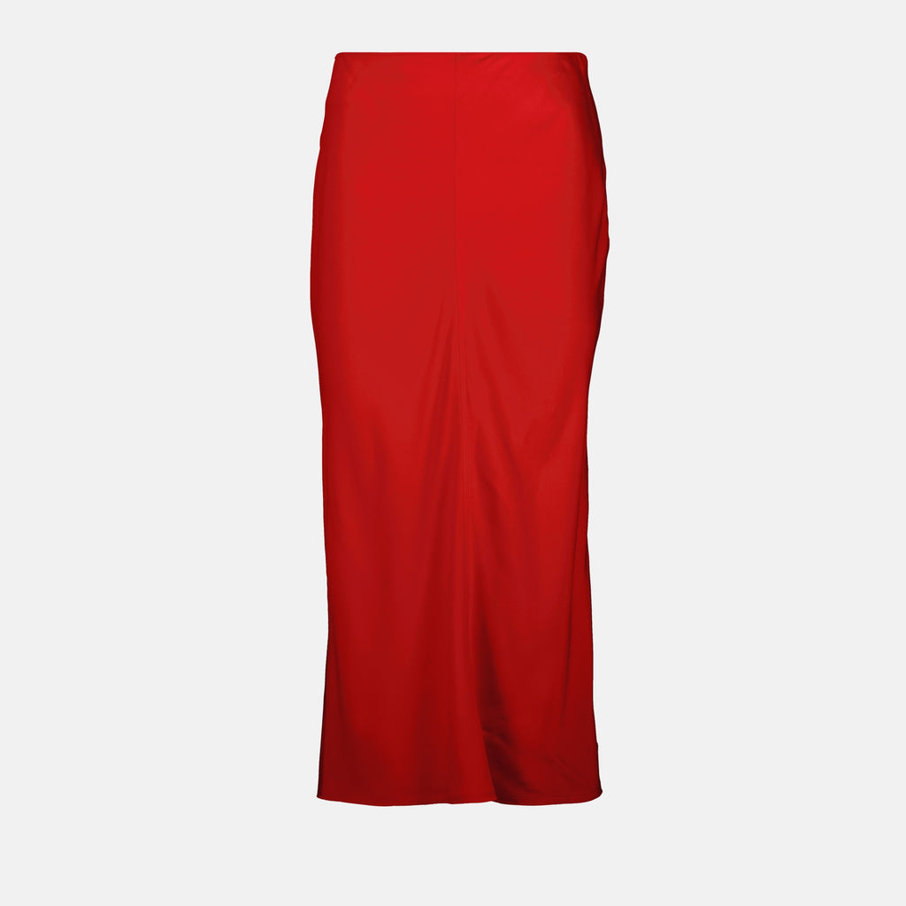 Skirts Straight Midi Skirt Ami PARIS Red Femme