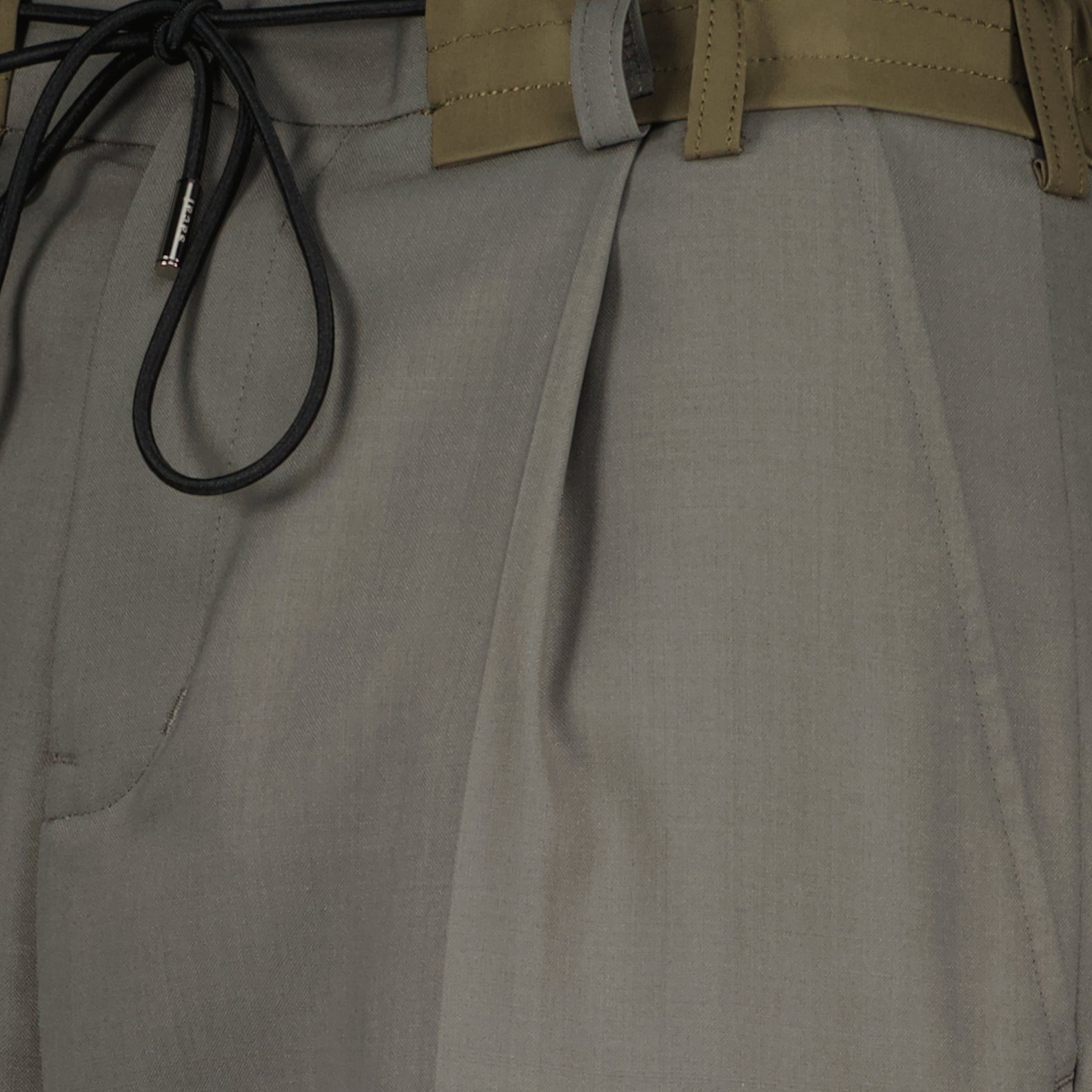 Pantalones Pantalones con Pinzas Sacai Caqui Homme