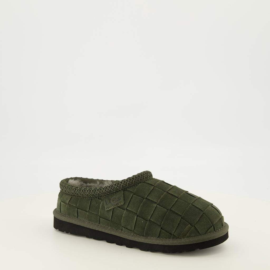 Chaussures ouvertes Mules Tasman tissé kaki Ugg Kaki Homme