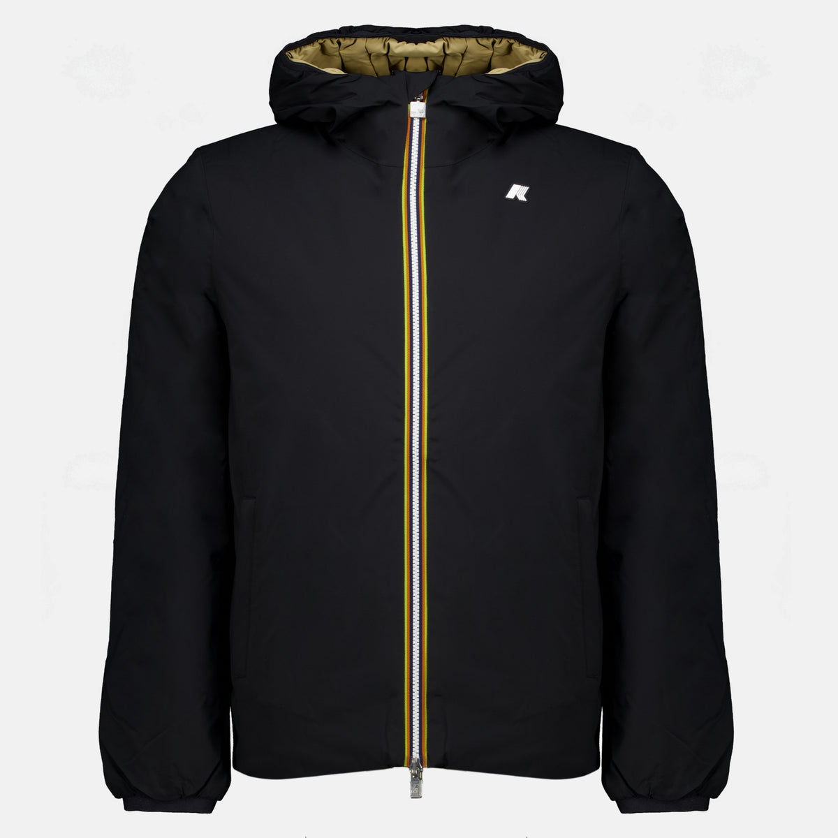 Vestes Jack St Warm Reversible Schwarze Jacke K-Way Noir Homme