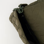 Sacs à main et épaule Sac Charm-D en nylon matelassé Diesel Kaki Femme