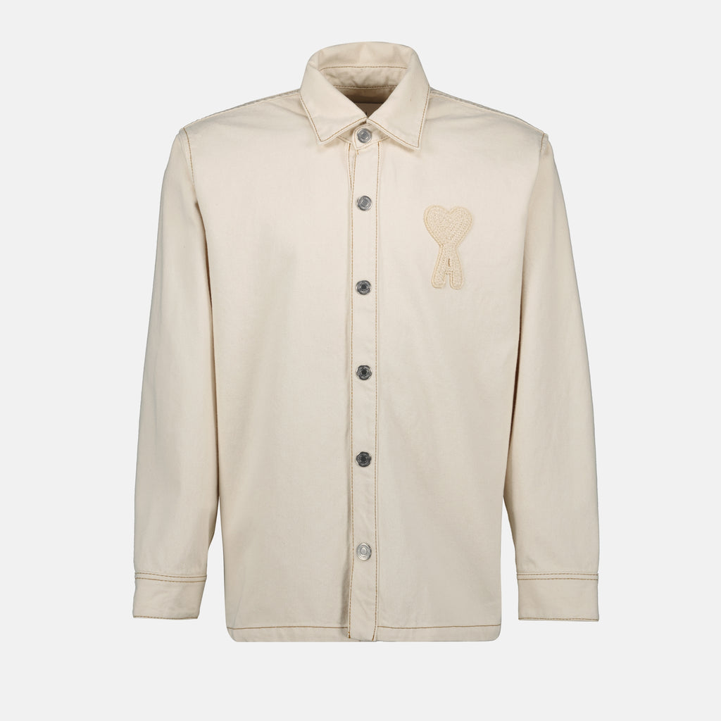 Camisas Camisa Ami de Coeur Ami PARIS Beige Homme