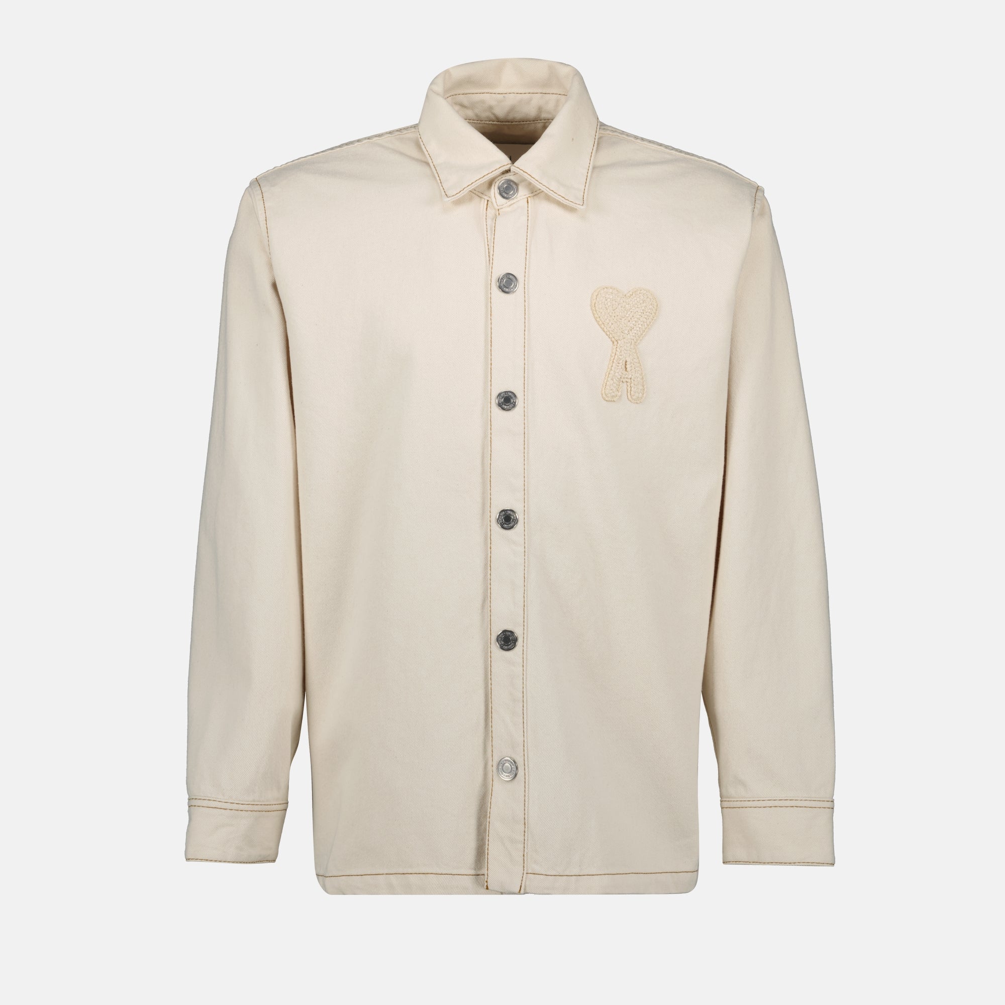 Camisas Camisa Ami de Coeur Ami PARIS Beige Homme