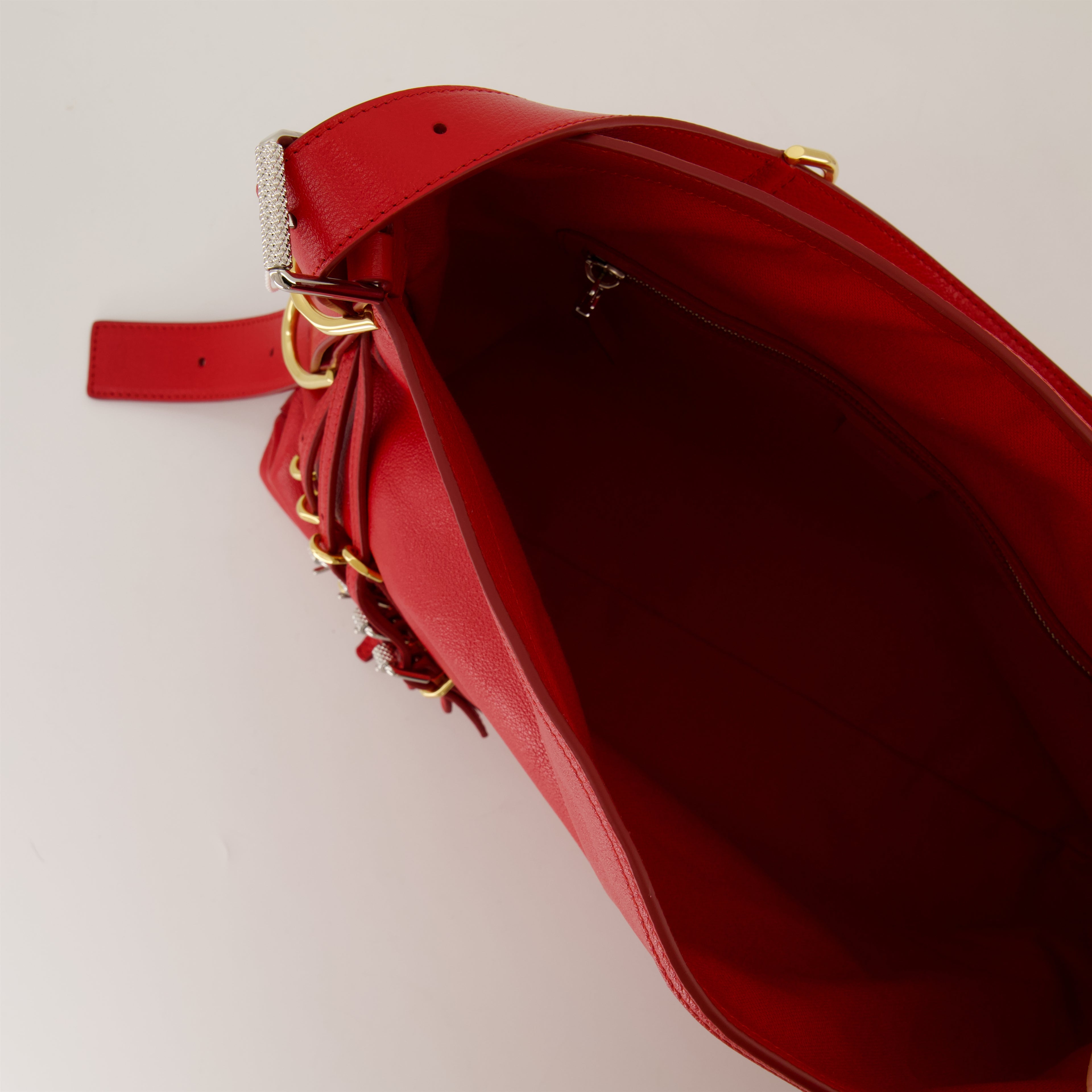 Sacs à main et épaule Sac Voyou en cuir Givenchy Rouge Femme