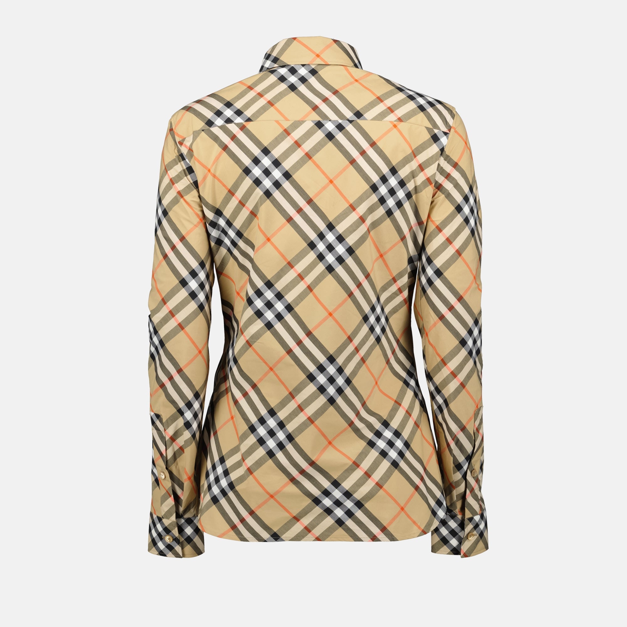 Chemises Chemise à carreaux Burberry Beige Femme
