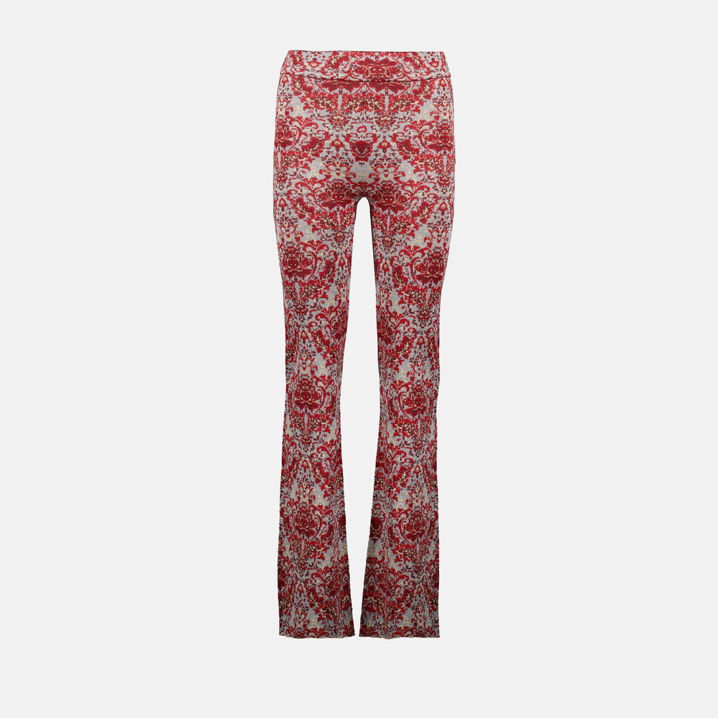 Hosen Bedruckte Hose Rabanne Rot Femme