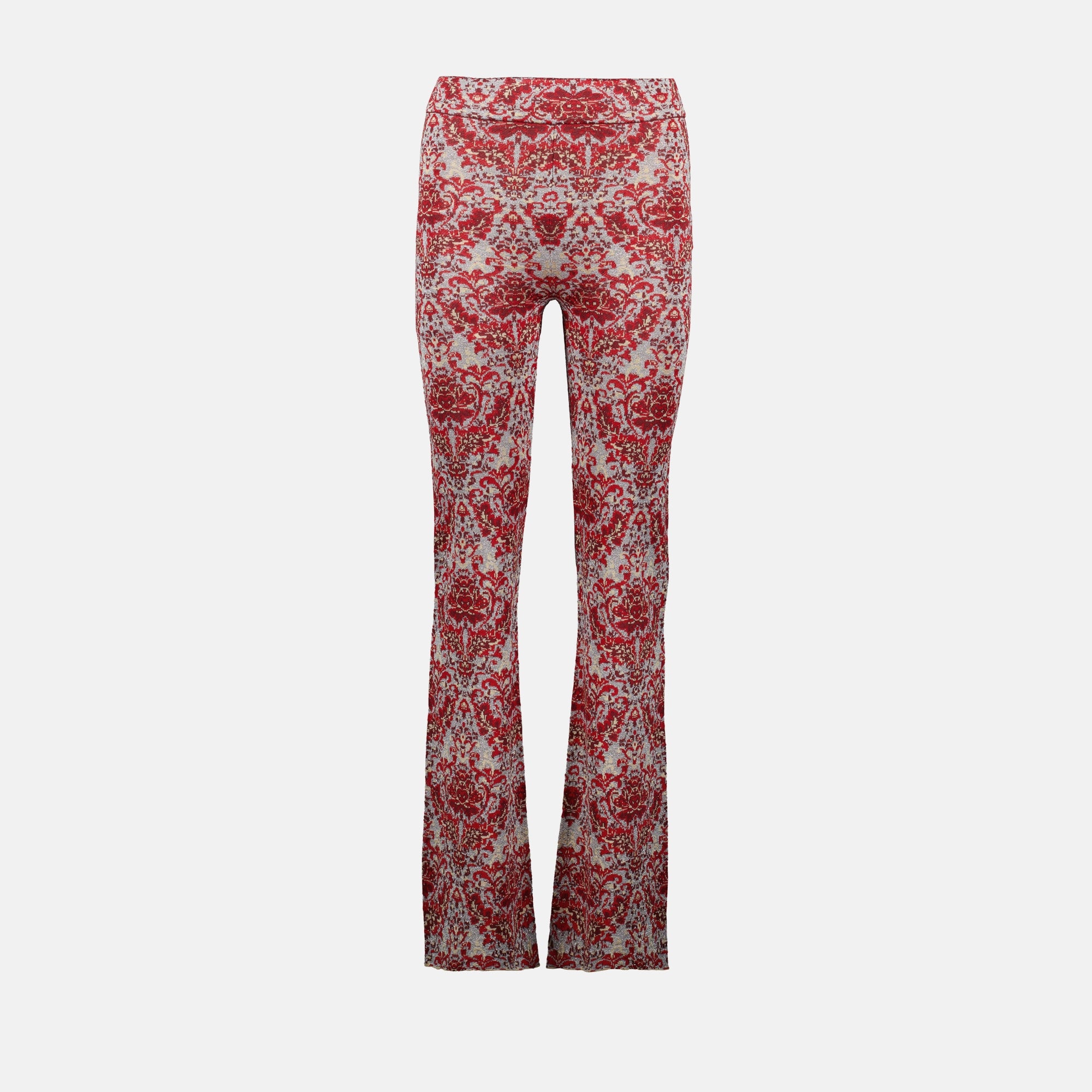 Pantalones Pantalones Impresos Rabanne Rojo Femme