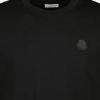 Image de l'article T-shirt logo en cuir de la marque Moncler pour Homme - Saison Automne-Hiver 2025 - Vue détaillée_2