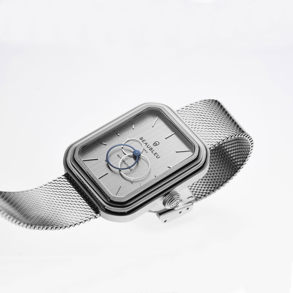 Bijoux Relógio de Pulso Steel Bracelet Ecce Figura Vesperal Beaubleu Gris Unisexe