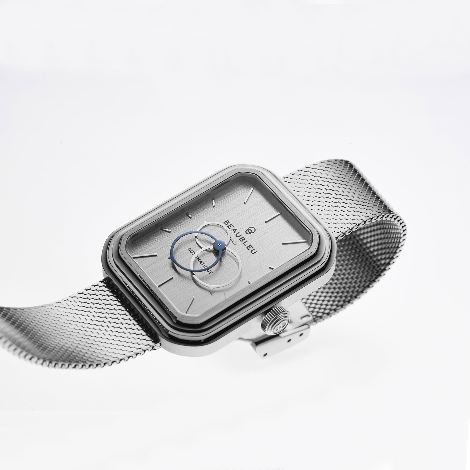 Bijoux Montre Ecce Figura Vesperal Bracelet Acier Beaubleu Gris Unisexe