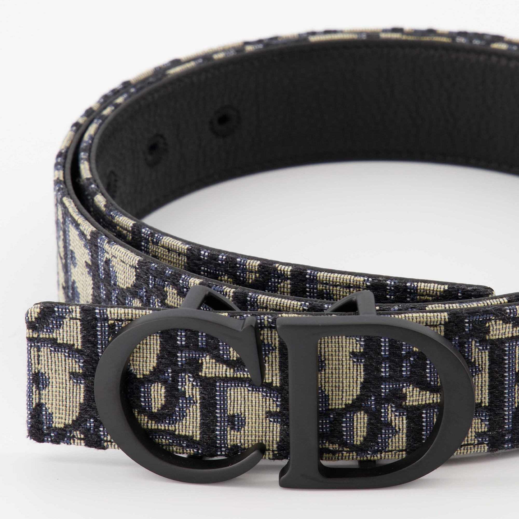 Cinture Ceinture Oblique réversible Dior Beige Homme