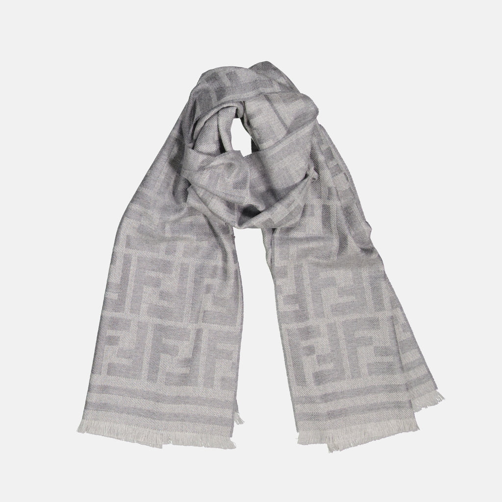 Écharpes, foulards et gants Écharpe FF Fendi Gris Homme