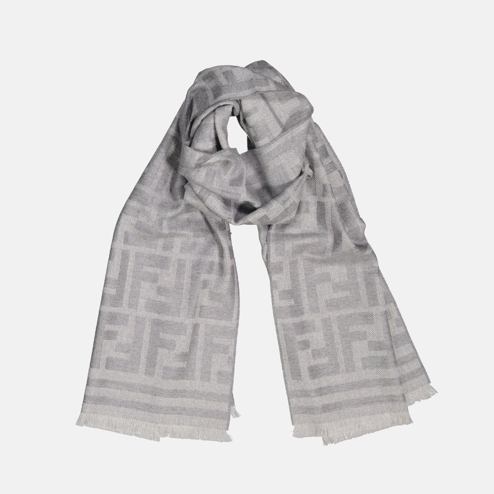 Écharpes, foulards et gants Écharpe FF Fendi Gris Homme