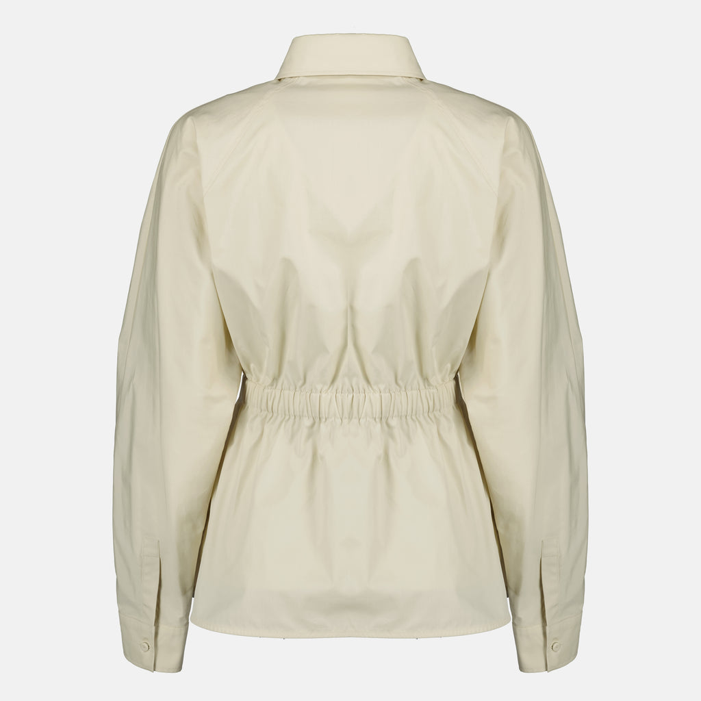 Imagem do artigo Camisa bege em popeline da Max Mara para Mulheres - Temporada Primavera-Verão 2026 - Vista Traseira