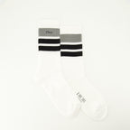 Image de l'article Chaussettes blanches en coton de la marque Dior pour Homme - Saison Printemps-Été 2026 - Vue de Face