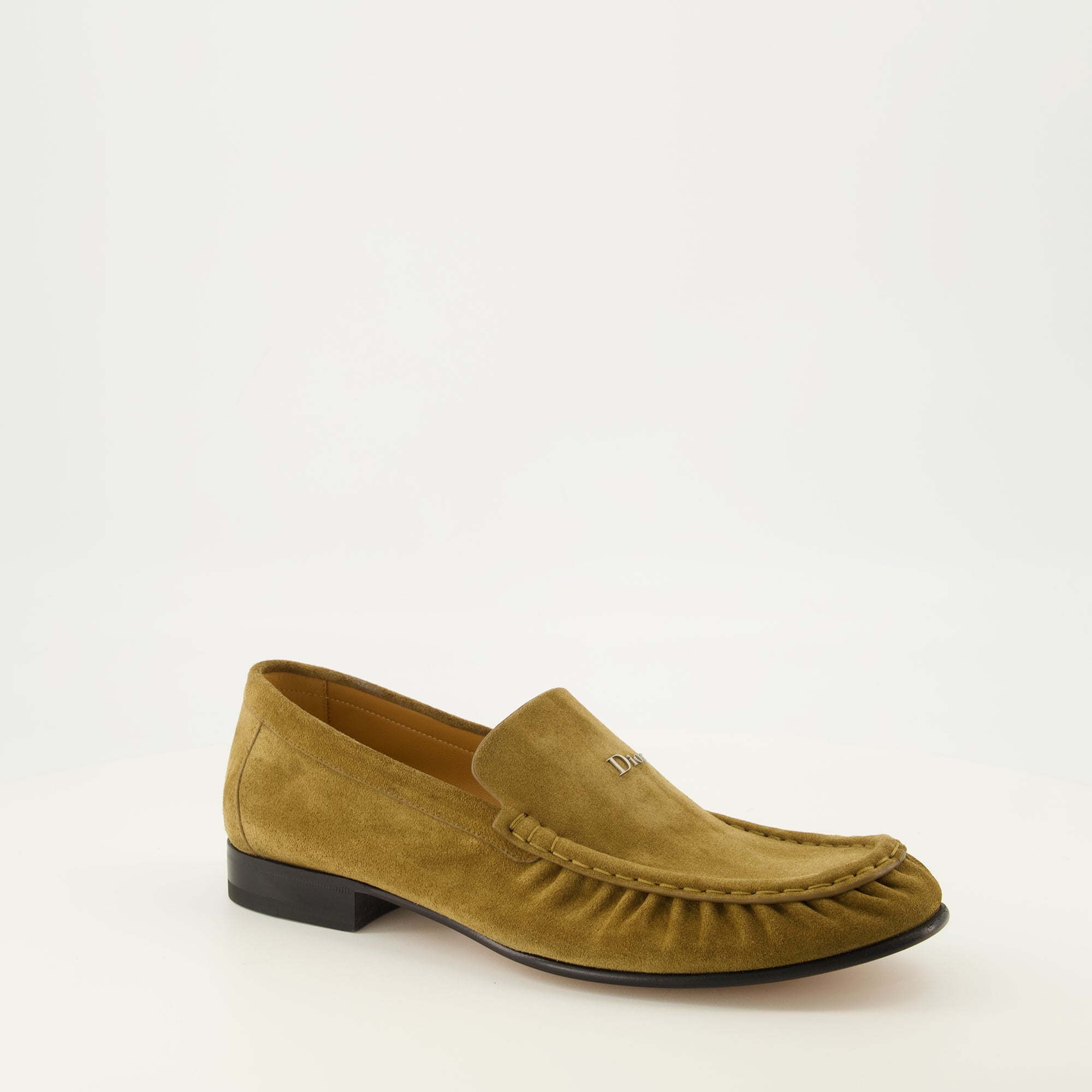Mocassins モーリスローファー ライトブラウンスエード Dior Marron Homme