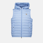 Vestes Doudoune sans manche Bourget Moncler Bleu Homme