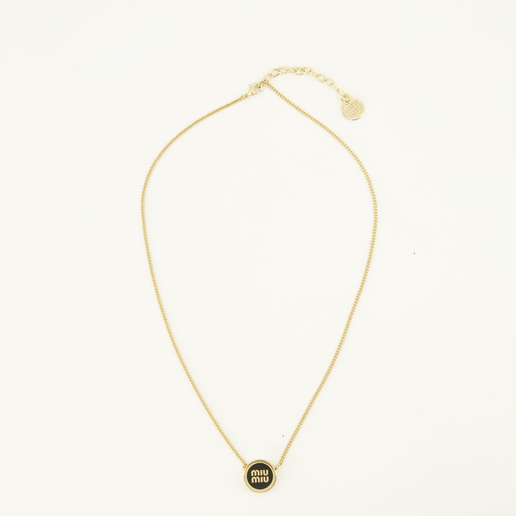 Bijoux Collier en métal doré Miu Miu Doré Femme
