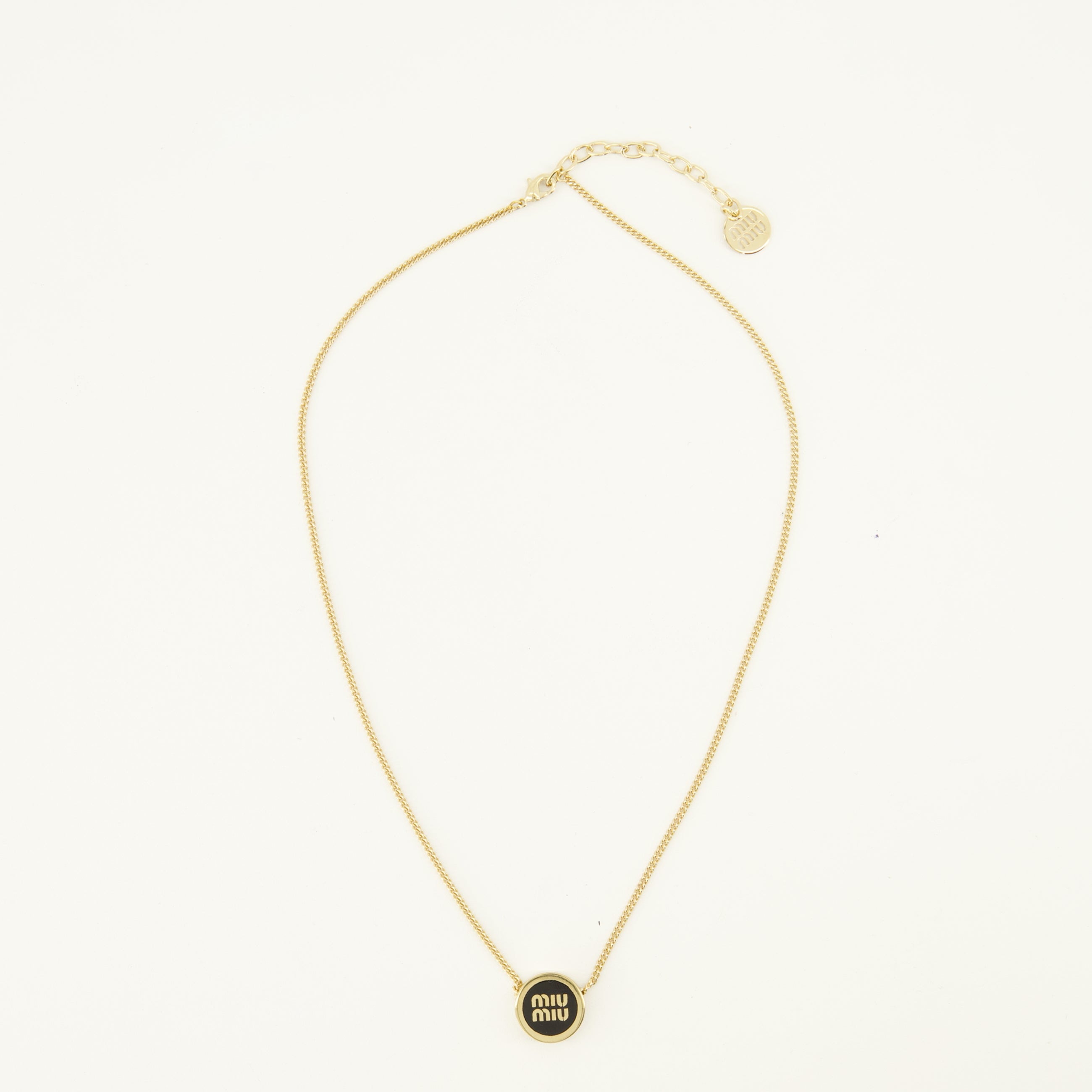 Bijoux Collier en métal doré Miu Miu Doré Femme