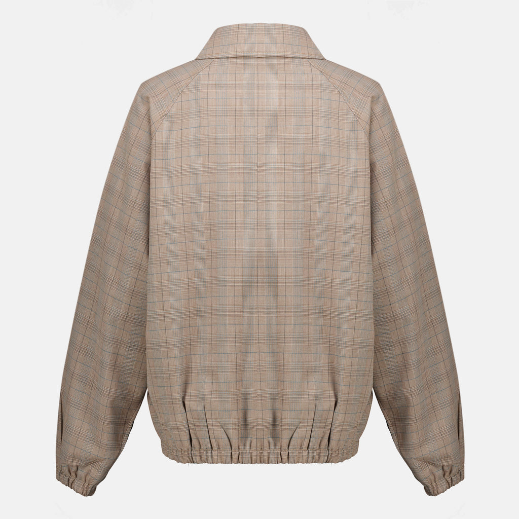 Vestes Checked Wool Jacket Miu Miu Marron Femme