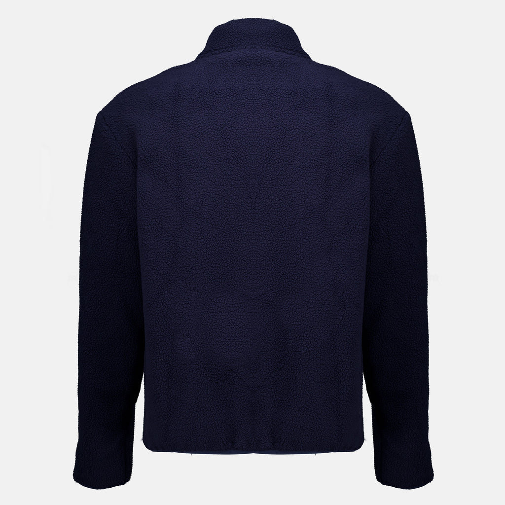 Vestes Giacca con Zip e Slogan Sherpa Drole De Monsieur Bleu foncé Homme